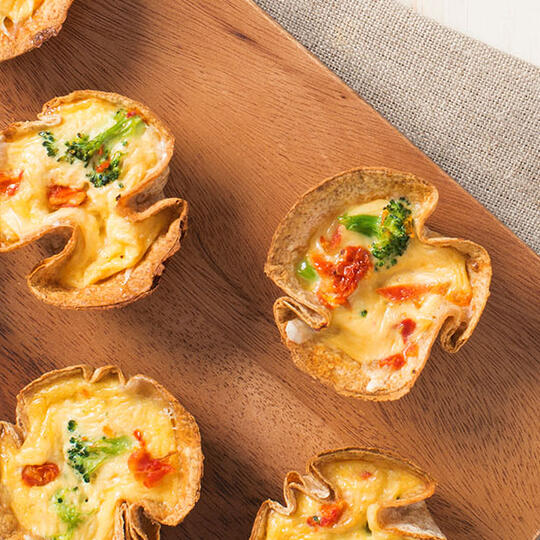 Sundried Tomato and Broccoli Quiches Dempster's